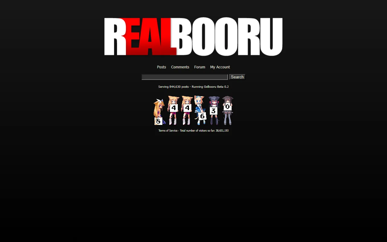 Screenshot of Realbooru